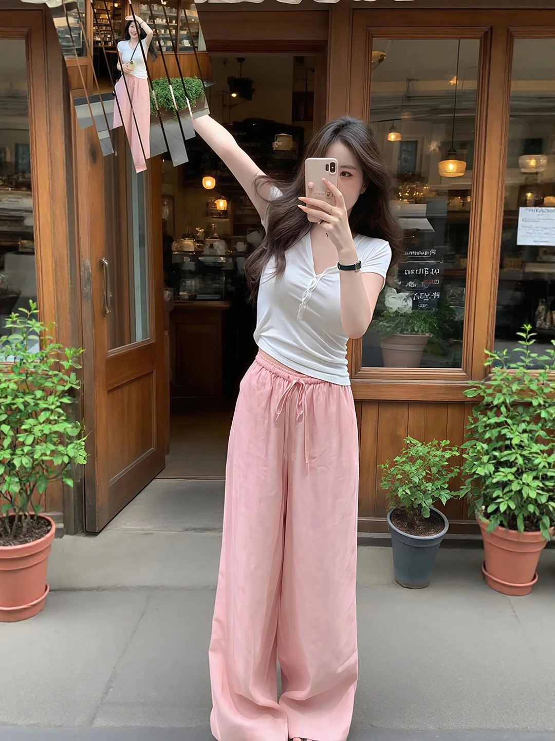 Summer Dopaamine Lazy Age-Defying Women's Set Short Sleeve T-Shirt Wide Leg Pants Casual Fashion Ensemble plus Size
Summer Dopaamine Lazy Age-Defying Women's Set Short Sleeve T-Shirt Wide Leg Pants Casual Fashion Ensemble plus Size