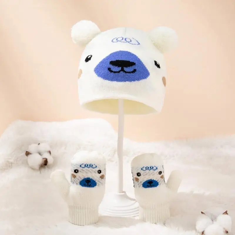 Q22D Baby Winter Hat Set Thicken Warmer Children Hat Glove Suit Hats for Girls Boys Cartoon Knitted Kids Cap for Newborn
Q22D Baby Winter Hat Set Thicken Warmer Children Hat Glove Suit Hats for Girls Boys Cartoon Knitted Kids Cap for Newborn