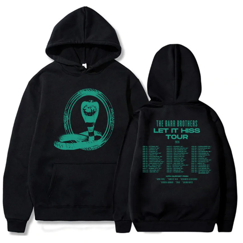 2026 Let It Hiss Tour Hoodies The Barr Brothers Design Band Sweatshirts Loose Long Sleeve Male Hooded Pullovers Printing Clothes
2026 Let It Hiss Tour Hoodies The Barr Brothers Design Band Sweatshirts Loose Long Sleeve Male Hooded Pullovers Printing Clothes