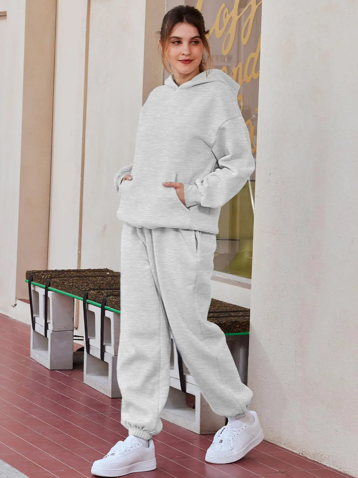 2025 Stylish Two Piece Sets Women Tracksuit Autumn Winter Sweatshirt Solid Sports Hoodie Jogging Pant Outfits Solid Color
2025 Stylish Two Piece Sets Women Tracksuit Autumn Winter Sweatshirt Solid Sports Hoodie Jogging Pant Outfits Solid Color