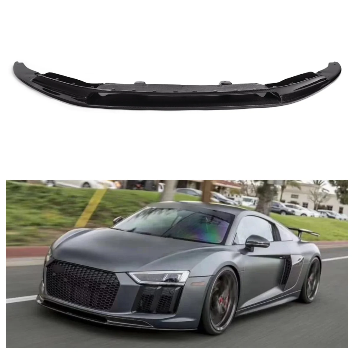 Real Carbon Fiber Car Parts V Style Front Lip Front Bumper Lip for R8 2016 2017 2018
Real Carbon Fiber Car Parts V Style Front Lip Front Bumper Lip for R8 2016 2017 2018