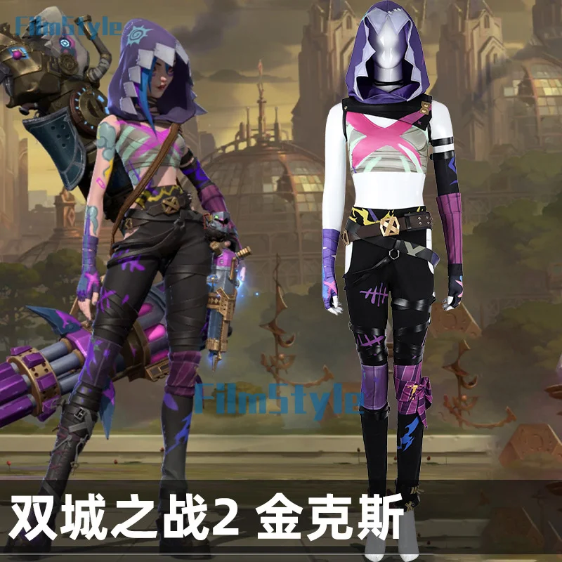 LoL Arcane 2 Jinx Cosplay Costume Dress Uniform Halloween Carnival Party Christmas Play Role Clothes Clothing FilmStyle
LoL Arcane 2 Jinx Cosplay Costume Dress Uniform Halloween Carnival Party Christmas Play Role Clothes Clothing FilmStyle