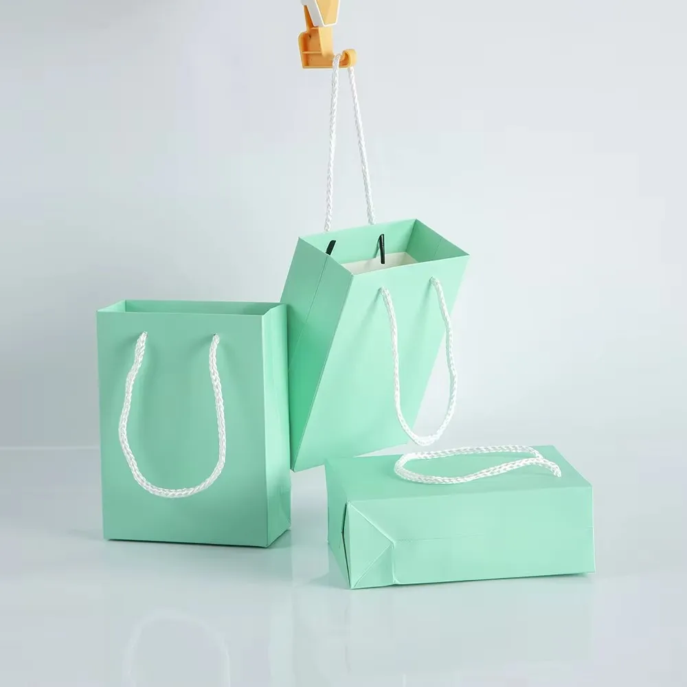 Simple Shopping Bags With Rope Handles Plain Paper Card Bags For Christmas Wedding Cosmetic Shoes Gift Box Bussiness Packaging
Simple Shopping Bags With Rope Handles Plain Paper Card Bags For Christmas Wedding Cosmetic Shoes Gift Box Bussiness Packaging