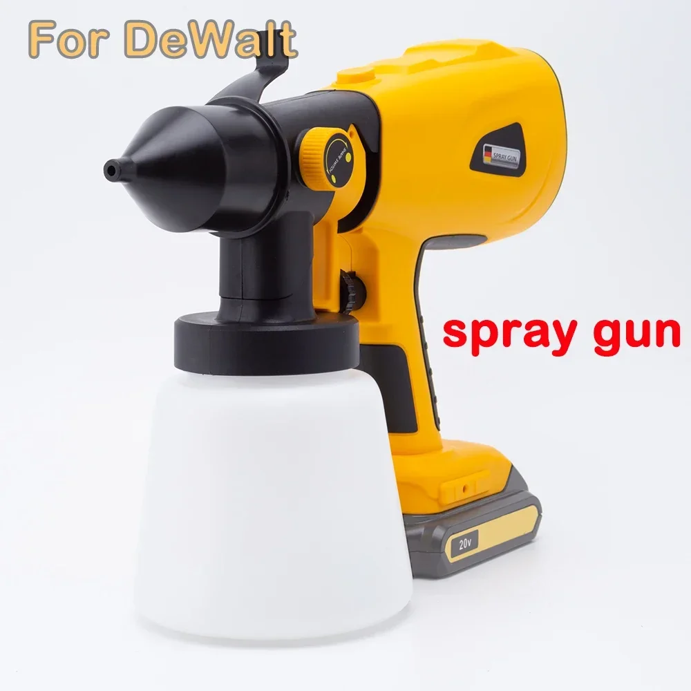 Cordless Electric Spray Gun For DeWalt 18V Battery Portable Household Disinfection Easy Paint Sprayer Paint Sprayer (NO Battery)
Cordless Electric Spray Gun For DeWalt 18V Battery Portable Household Disinfection Easy Paint Sprayer Paint Sprayer (NO Battery)