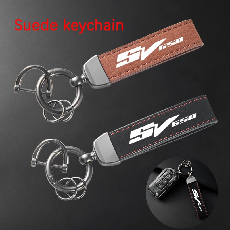 High-Grade Leather Suede Keychain Motorcycle Key Ring For Suzuki SV650 SV 650 SV650S SV 650S S 1999-2025 Accessories
High-Grade Leather Suede Keychain Motorcycle Key Ring For Suzuki SV650 SV 650 SV650S SV 650S S 1999-2025 Accessories