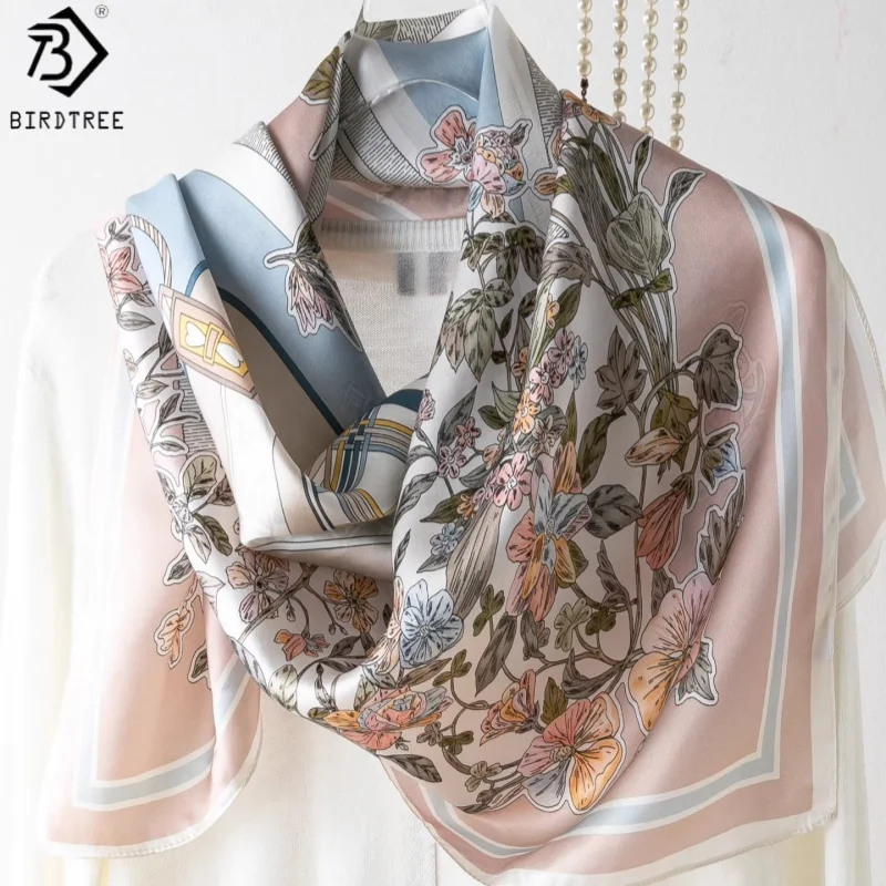 BirdTree, 100% Real Silk Square Print Scarf, Plain Satin, Mom's Gift Elegant Chic Pink Kerchief, 2026 Spring Shawl A63415JF
BirdTree, 100% Real Silk Square Print Scarf, Plain Satin, Mom's Gift Elegant Chic Pink Kerchief, 2026 Spring Shawl A63415JF