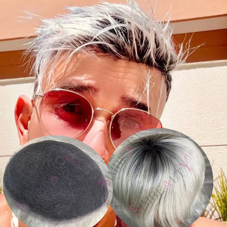 Полный швейцарский кружевной мужской парик, французское кружево 1bT60, омбре, платиновая блондинка, система человеческих волос, дышащий серый капиллярный протез, натуральный
Полный швейцарский кружевной мужской парик, французское кружево 1bT60, омбре, платиновая блондинка, система человеческих волос, дышащий серый капиллярный протез, натуральный