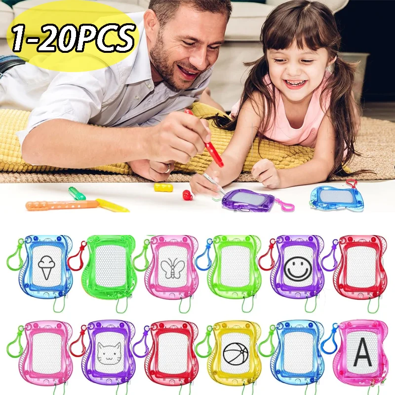 Kids Mini Magnetic Drawing Board Backpack Keychain Clip Drawing Board Erasable Doodle Sketch Writing Board with Pen Kids Party
Kids Mini Magnetic Drawing Board Backpack Keychain Clip Drawing Board Erasable Doodle Sketch Writing Board with Pen Kids Party