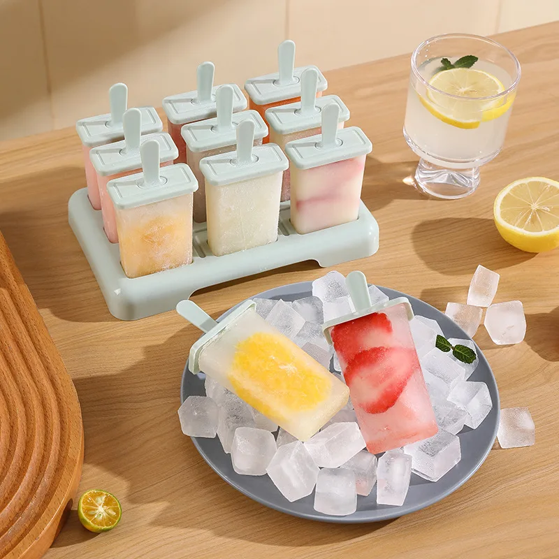 New Home Use Ice Cream Mold for Making Ice Pops Ice Cream Making Tool Self-Made Ice Cream Stick Mold Plastic Material
New Home Use Ice Cream Mold for Making Ice Pops Ice Cream Making Tool Self-Made Ice Cream Stick Mold Plastic Material