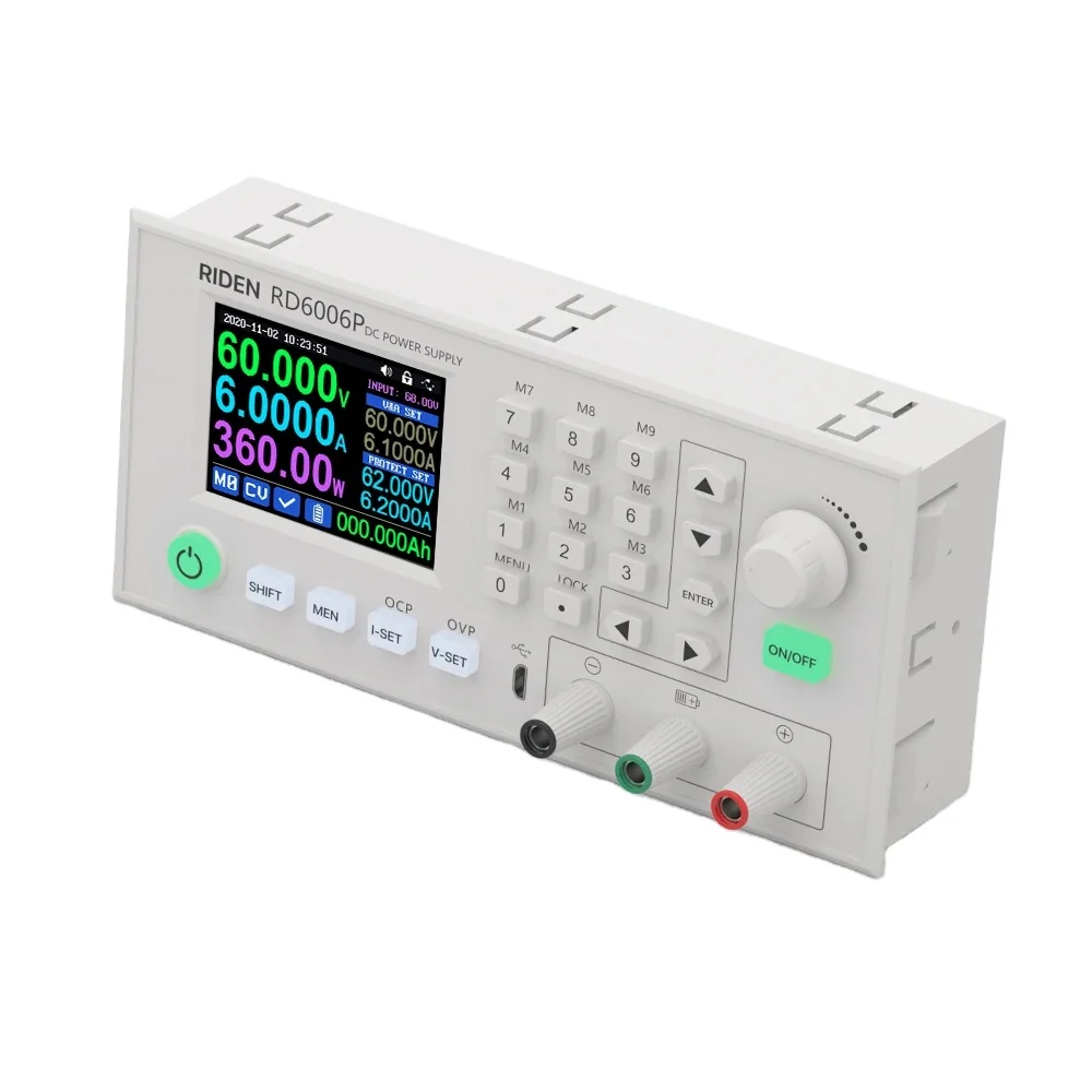 RD RIDEN RD6006P USB DC DC Variable Step Down Voltage Adjustable Bench Power Supply 60V 6A Motherboard Repair Battery Charging
RD RIDEN RD6006P USB DC DC Variable Step Down Voltage Adjustable Bench Power Supply 60V 6A Motherboard Repair Battery Charging