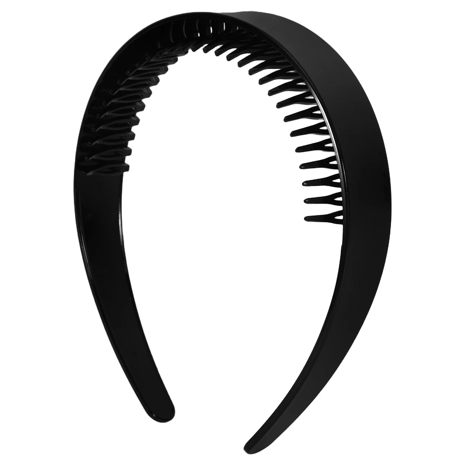 French Wide Headband for Women Tooth Design Comfortable Secure Grip Hair Accessory Suitable for Casual Formal Occasions Black
French Wide Headband for Women Tooth Design Comfortable Secure Grip Hair Accessory Suitable for Casual Formal Occasions Black
