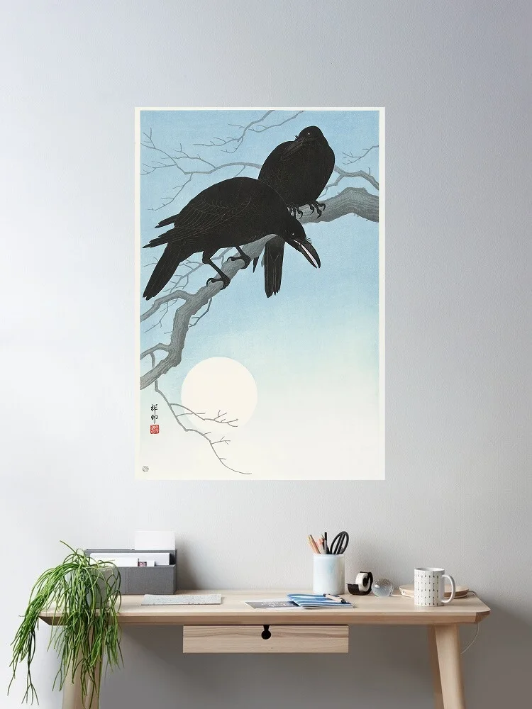 Ring sparrows at wisteria (1900 - 1936) by Ohara Koson Photo, Art Print Canvas Poster, Living Room Decor, Home Wall Picture
Ring sparrows at wisteria (1900 - 1936) by Ohara Koson Photo, Art Print Canvas Poster, Living Room Decor, Home Wall Picture