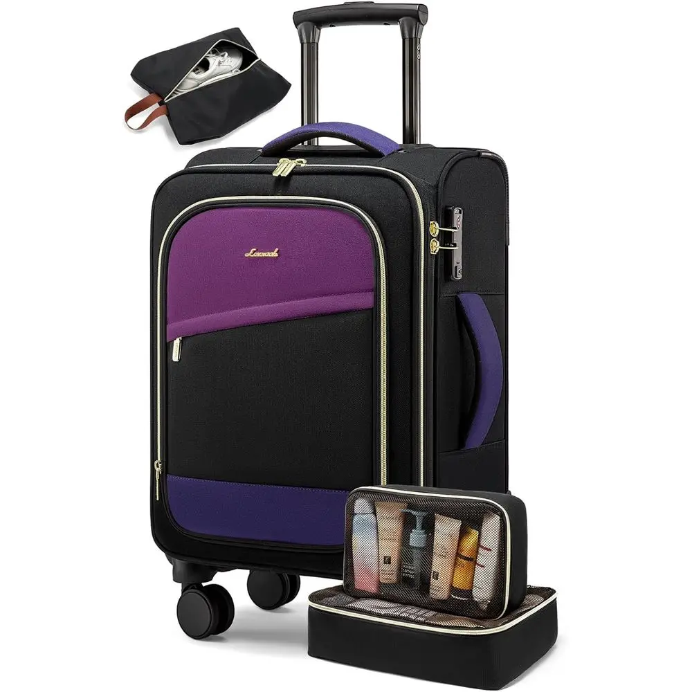 Набор из 4 чемоданов 22x14x9 дюймов, одобренных авиакомпаниями, с колесами и замком TSA для путешествий на выходные
Набор из 4 чемоданов 22x14x9 дюймов, одобренных авиакомпаниями, с колесами и замком TSA для путешествий на выходные