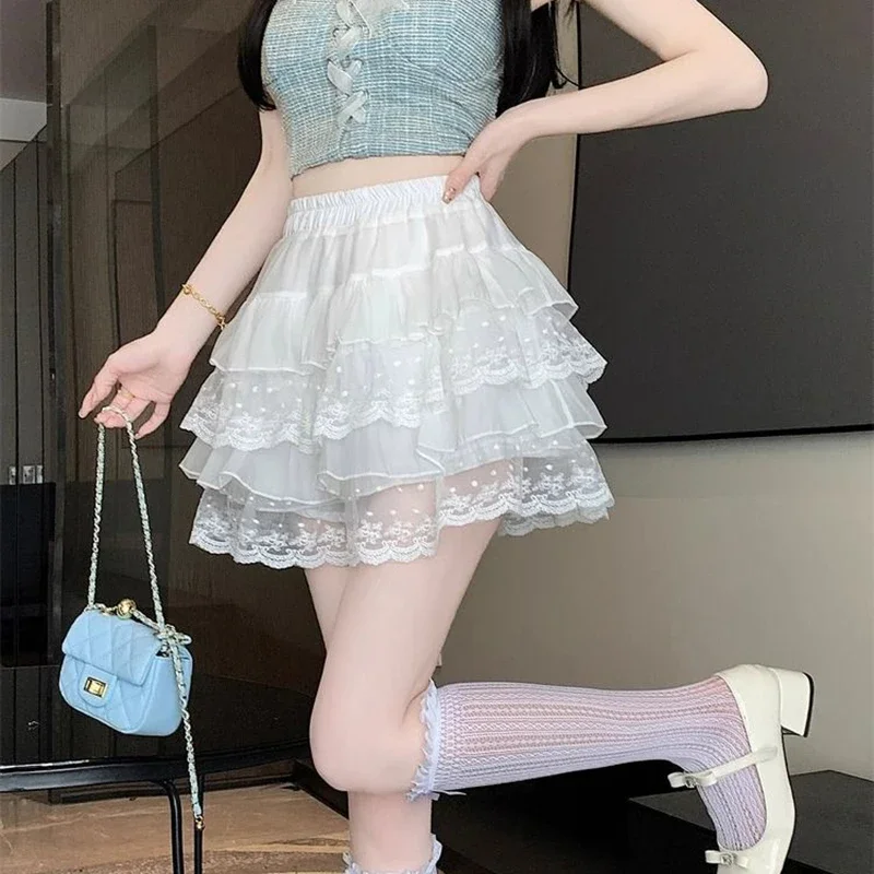 Кружевные лоскутные женские мини-юбки Y2K с высокой талией Kawaii Preppy A Line Юбки Летние милые оборки Универсальные женские танцевальные юбки
Кружевные лоскутные женские мини-юбки Y2K с высокой талией Kawaii Preppy A Line Юбки Летние милые оборки Универсальные женские танцевальные юбки