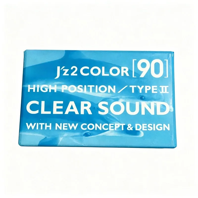 100% Original New For Axia JZ2 Color 90min JP Type II Blank Cassette Thick Base For Recording & Duplication
100% Original New For Axia JZ2 Color 90min JP Type II Blank Cassette Thick Base For Recording & Duplication