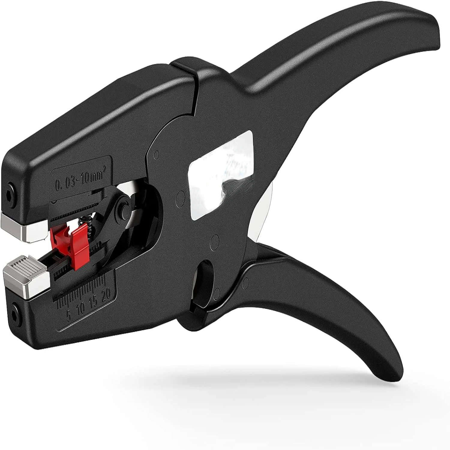 Efficient Versatile Professional Wire Stripper for Solid or Stranded Single-conductor Wires, Handles 7 to 32 AWG with Ease, Auto
Efficient Versatile Professional Wire Stripper for Solid or Stranded Single-conductor Wires, Handles 7 to 32 AWG with Ease, Auto