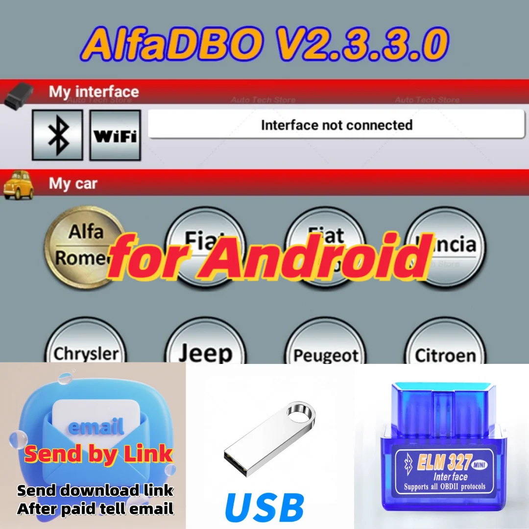 Диагностическое программное обеспечение AlfaOBD 2.3.3.0 ELM 327 Mini OBD2 Bluetooth 5.1 для Chrysler, Jeep, Peugeot, Citroën, Alfa, Fiat, Lancia, Abarth, Dodge
Диагностическое программное обеспечение AlfaOBD 2.3.3.0 ELM 327 Mini OBD2 Bluetooth 5.1 для Chrysler, Jeep, Peugeot, Citroën, Alfa, Fiat, Lancia, Abarth, Dodge