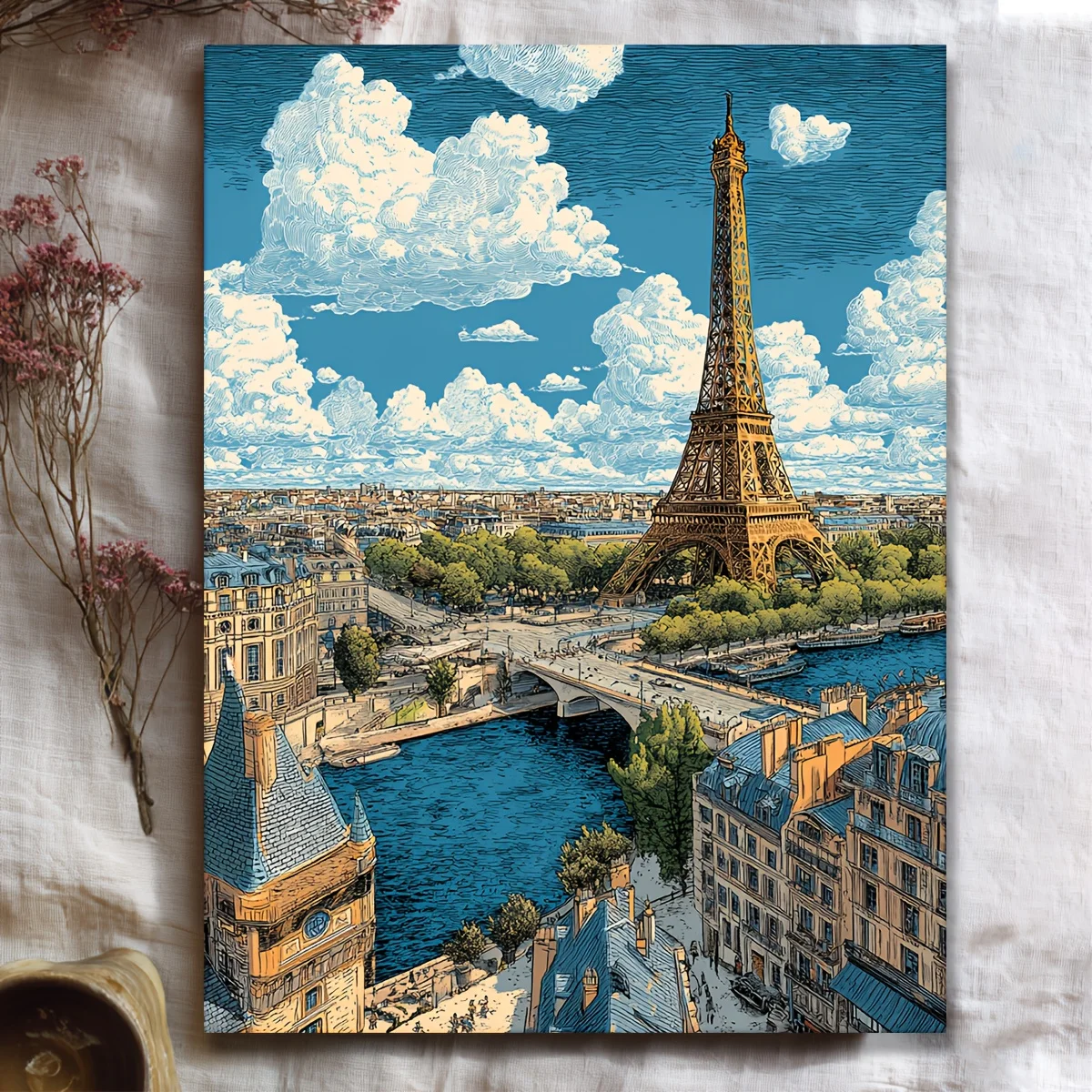 500/1000/1200/2000PCS Puzzles for Adults Cartoon Style Eiffel Tower,Jigsaw Puzzles Brain Challenge Game Gift Home Decor
500/1000/1200/2000PCS Puzzles for Adults Cartoon Style Eiffel Tower,Jigsaw Puzzles Brain Challenge Game Gift Home Decor
