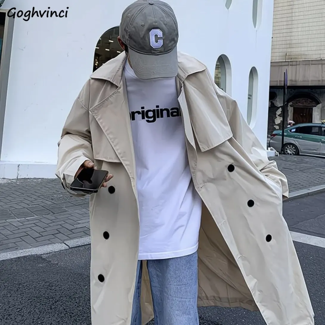 Casual Trench Men All-match Korean Style Handsome Long Coats Street Harajuku Autumn Baggy Fashion Jackets Hombre Chic BF
Casual Trench Men All-match Korean Style Handsome Long Coats Street Harajuku Autumn Baggy Fashion Jackets Hombre Chic BF