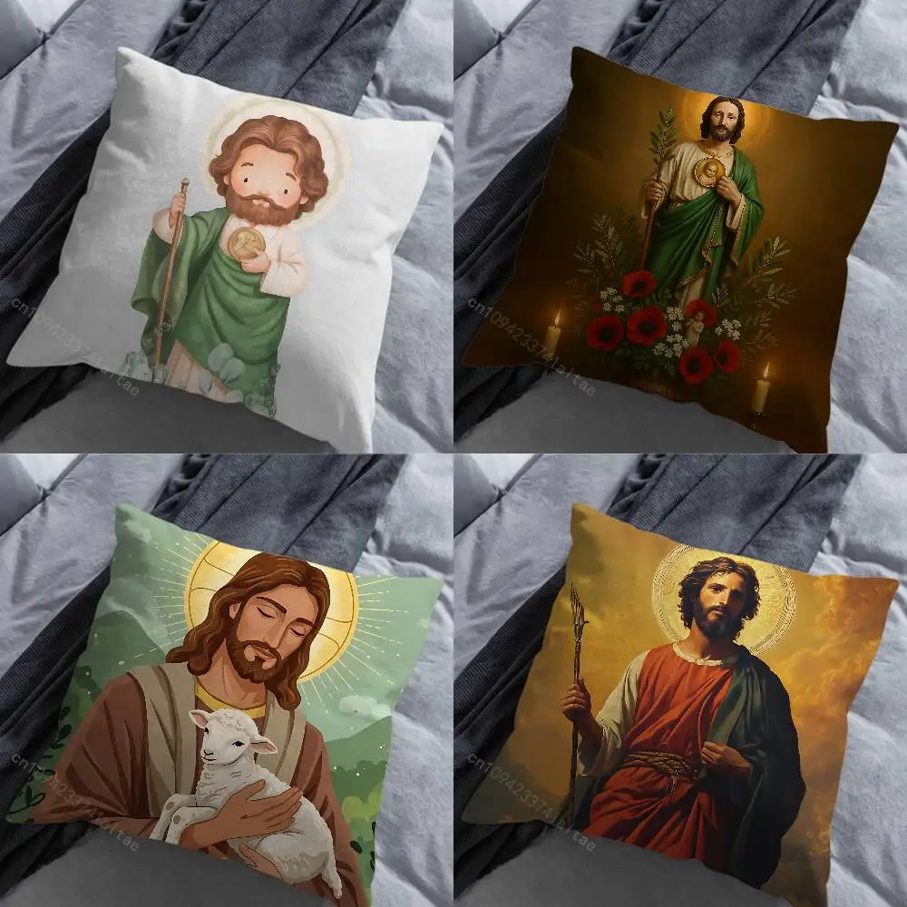 San Judas Tadeo Art pillow over living room sofa cushion cover home decoration bedroom room bed pillow cover
San Judas Tadeo Art pillow over living room sofa cushion cover home decoration bedroom room bed pillow cover