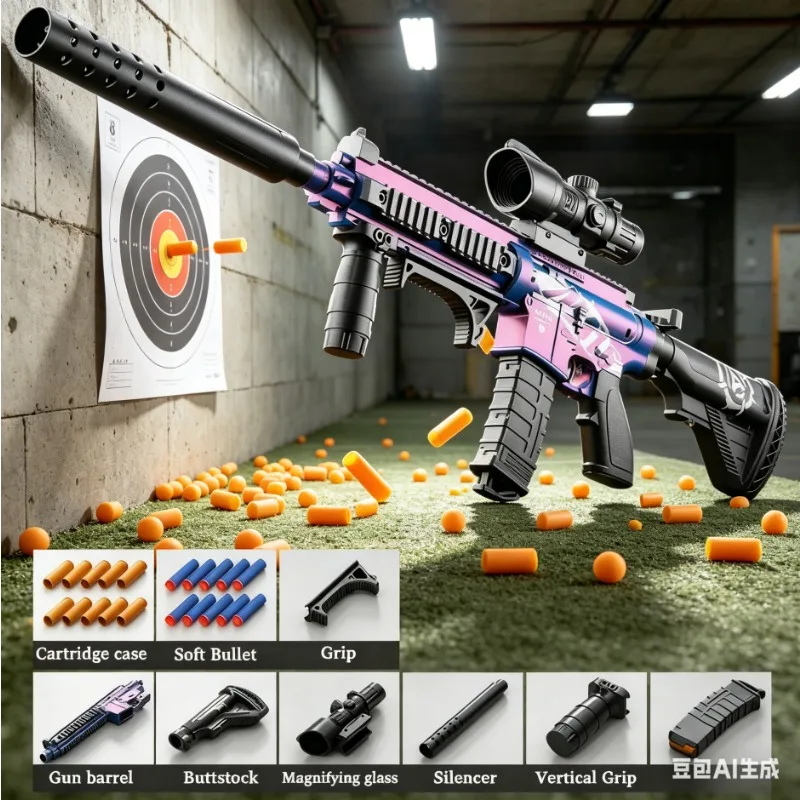 M416 Style Soft Dart Blaster Manual Loaded Foam Dart Toy Model Christmas Birthday Gift 2026
M416 Style Soft Dart Blaster Manual Loaded Foam Dart Toy Model Christmas Birthday Gift 2026