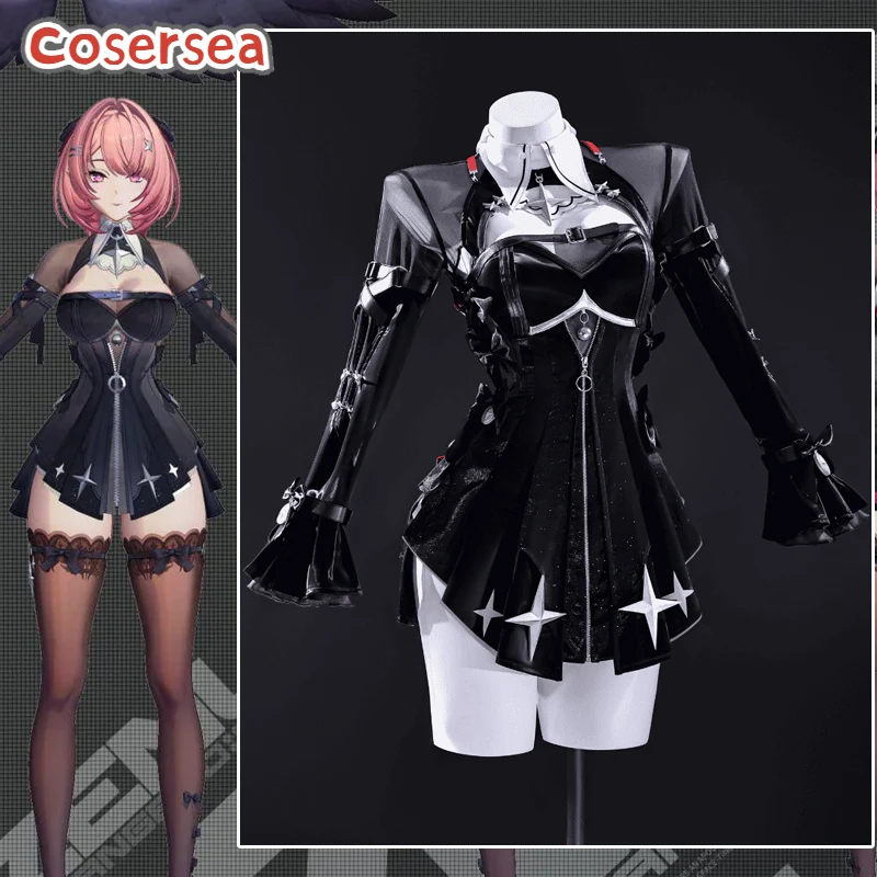 Cosersea Remielle Dan Cosplay Costume Game Zenless Zone Zero Remielle Dan Women Black Dress Uniform Halloween Outfit Fullset
Cosersea Remielle Dan Cosplay Costume Game Zenless Zone Zero Remielle Dan Women Black Dress Uniform Halloween Outfit Fullset