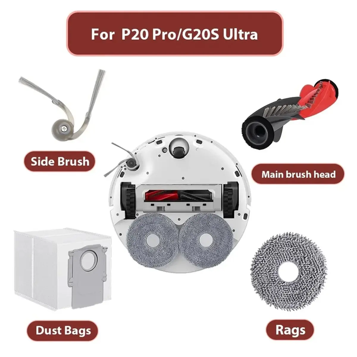2026 New Accessories Mop Pads for G20s Ultra/P20 PRO/P10 PRO/Saros 10R/Qrevo Curv/Qrevo Edge/Q /Qrevo MaxV/ 35A Robot Vacuums
2026 New Accessories Mop Pads for G20s Ultra/P20 PRO/P10 PRO/Saros 10R/Qrevo Curv/Qrevo Edge/Q /Qrevo MaxV/ 35A Robot Vacuums