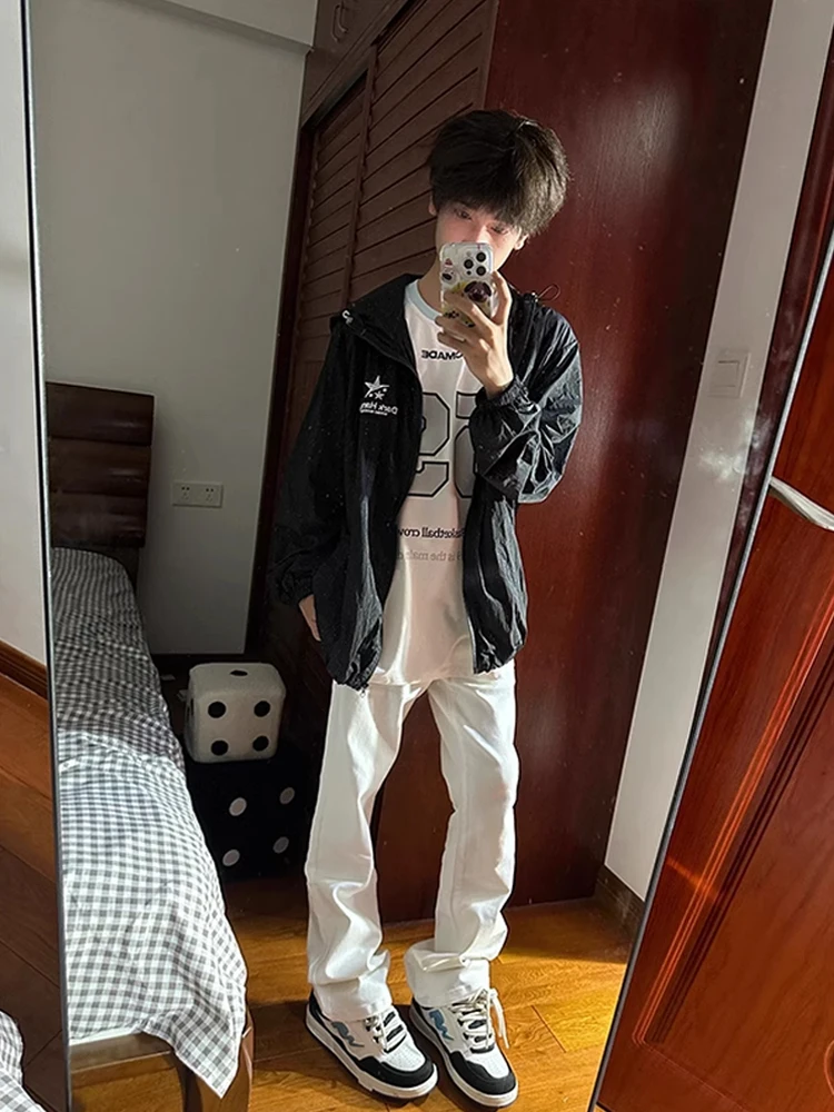 Slim Fit Straight Leg Jeans for Men High Street American Vibe White Knife Jeans Clean Fit Bootcut Pants Youth Faion
Slim Fit Straight Leg Jeans for Men High Street American Vibe White Knife Jeans Clean Fit Bootcut Pants Youth Faion