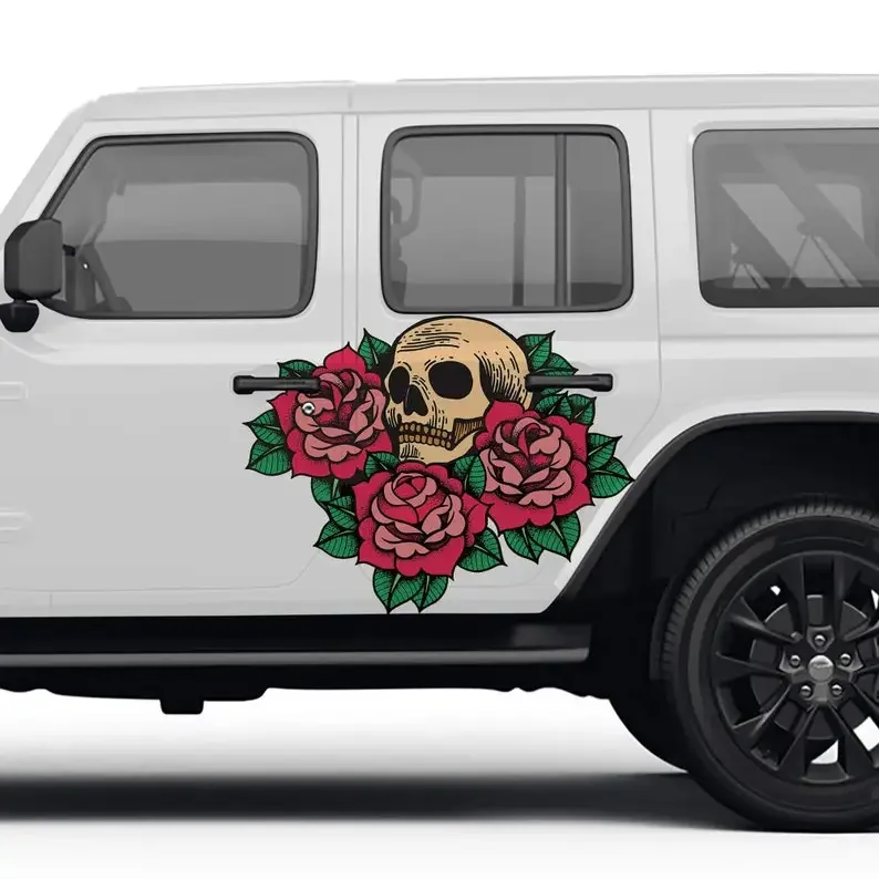 Автомобильная наклейка с черепом и розами Livery, комплект из 2 предметов, ограниченная серия, эксклюзивно разработанная в доме и напечатана на виниловом украшении премиум-класса
Автомобильная наклейка с черепом и розами Livery, комплект из 2 предметов, ограниченная серия, эксклюзивно разработанная в доме и напечатана на виниловом украшении премиум-класса