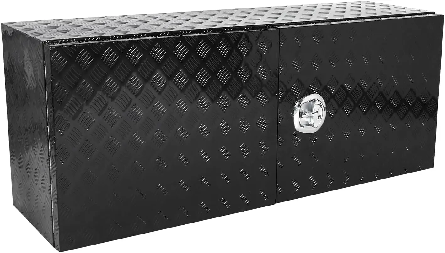 60 x 18 x 24 in Underbody Truck Tool Box with Barn Door, Stripe Plate Truck Toolbox with Dovetail Lock, Rubber Seal & Support C
60 x 18 x 24 in Underbody Truck Tool Box with Barn Door, Stripe Plate Truck Toolbox with Dovetail Lock, Rubber Seal & Support C
