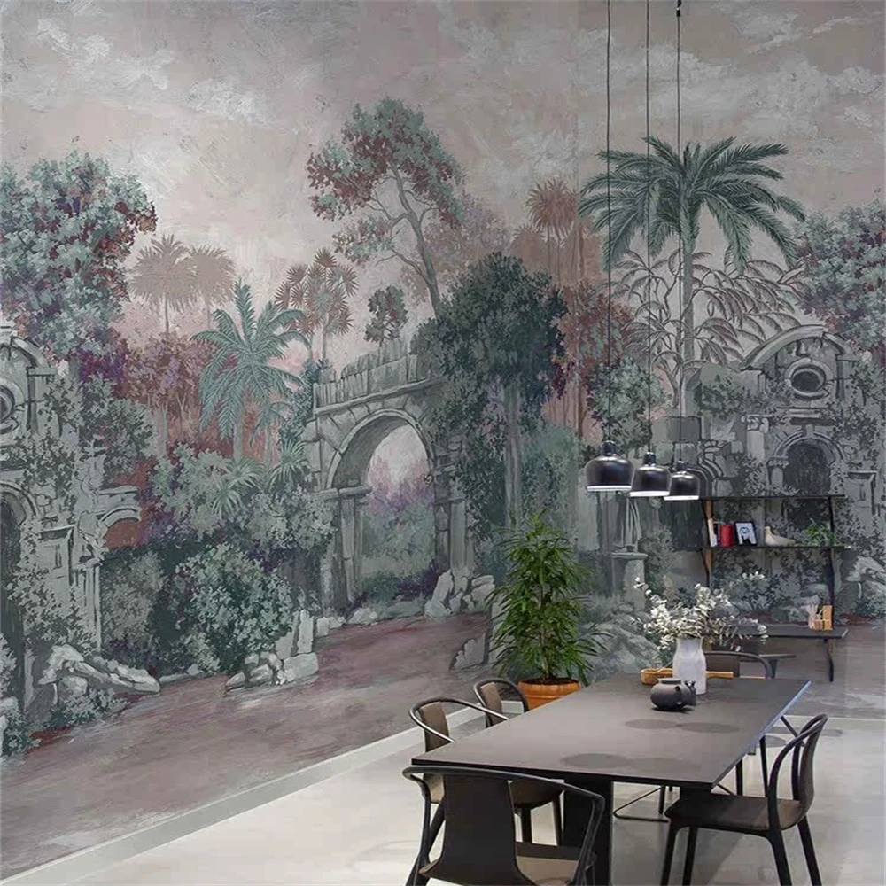 Custom Southeast Asian wallpaper wall stickers tropical rainforest mural wall paper hotel restaurant background home decoration
Custom Southeast Asian wallpaper wall stickers tropical rainforest mural wall paper hotel restaurant background home decoration
