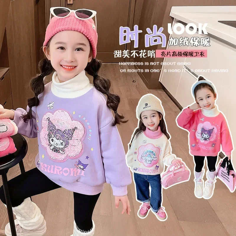 Winter Spring Kawaii Anime Kuromi Warm Shirt Clothing Cute Cinnamoroll Plus Sanrio Ins Fleece Hoodie Casual Clothing Gifts Toys
Winter Spring Kawaii Anime Kuromi Warm Shirt Clothing Cute Cinnamoroll Plus Sanrio Ins Fleece Hoodie Casual Clothing Gifts Toys