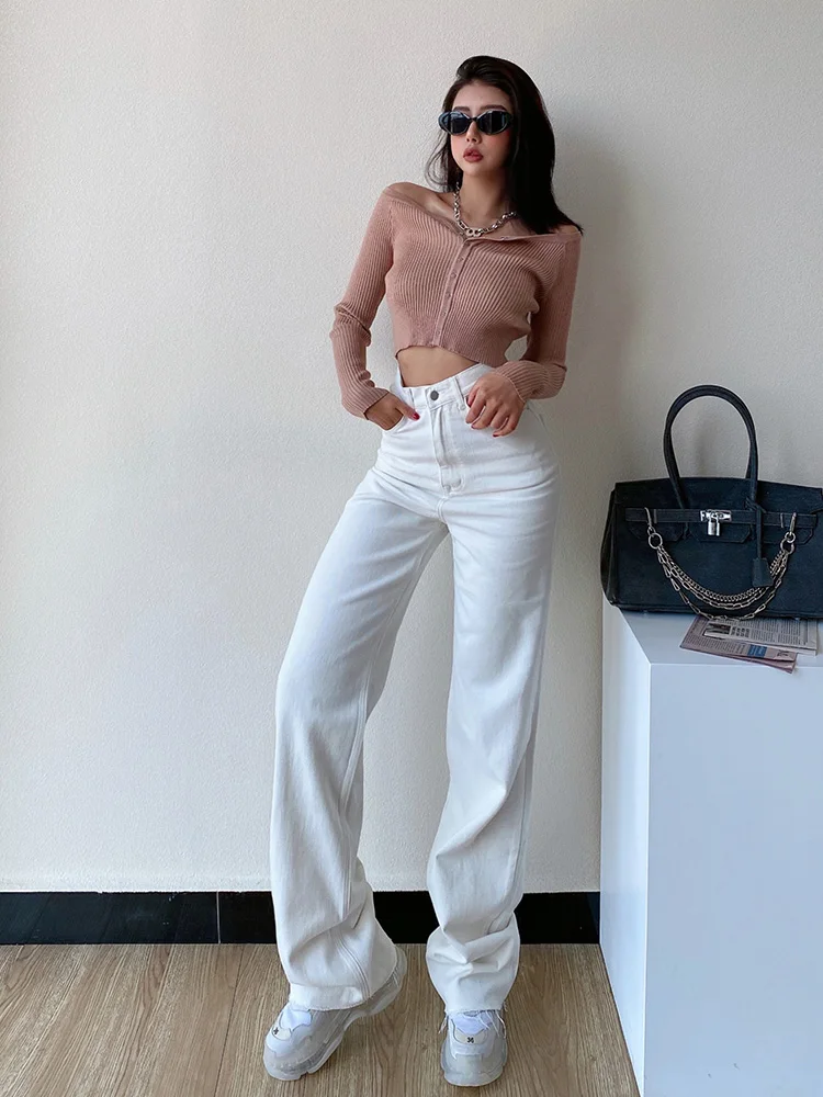 Liviahome белые прямые джинсы длиной до пола с высокой талией, женские осенне-зимние утягивающие длинные брюки, модные INS
Liviahome белые прямые джинсы длиной до пола с высокой талией, женские осенне-зимние утягивающие длинные брюки, модные INS