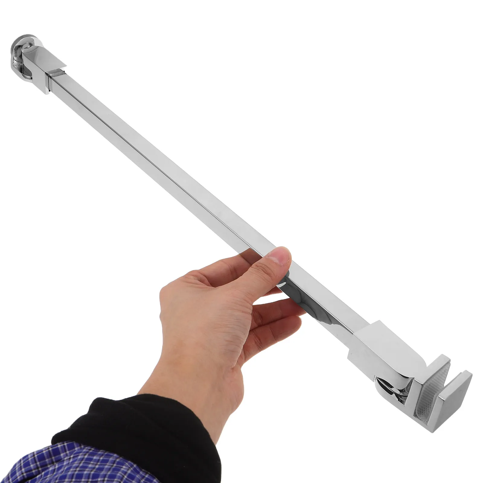 Shower Glass Door Support Bar 15.7 Pole Length Stainless Steel 180 Pivot Stow-Flat Frameless Fixed Glass Shower Panel Hardware
Shower Glass Door Support Bar 15.7 Pole Length Stainless Steel 180 Pivot Stow-Flat Frameless Fixed Glass Shower Panel Hardware
