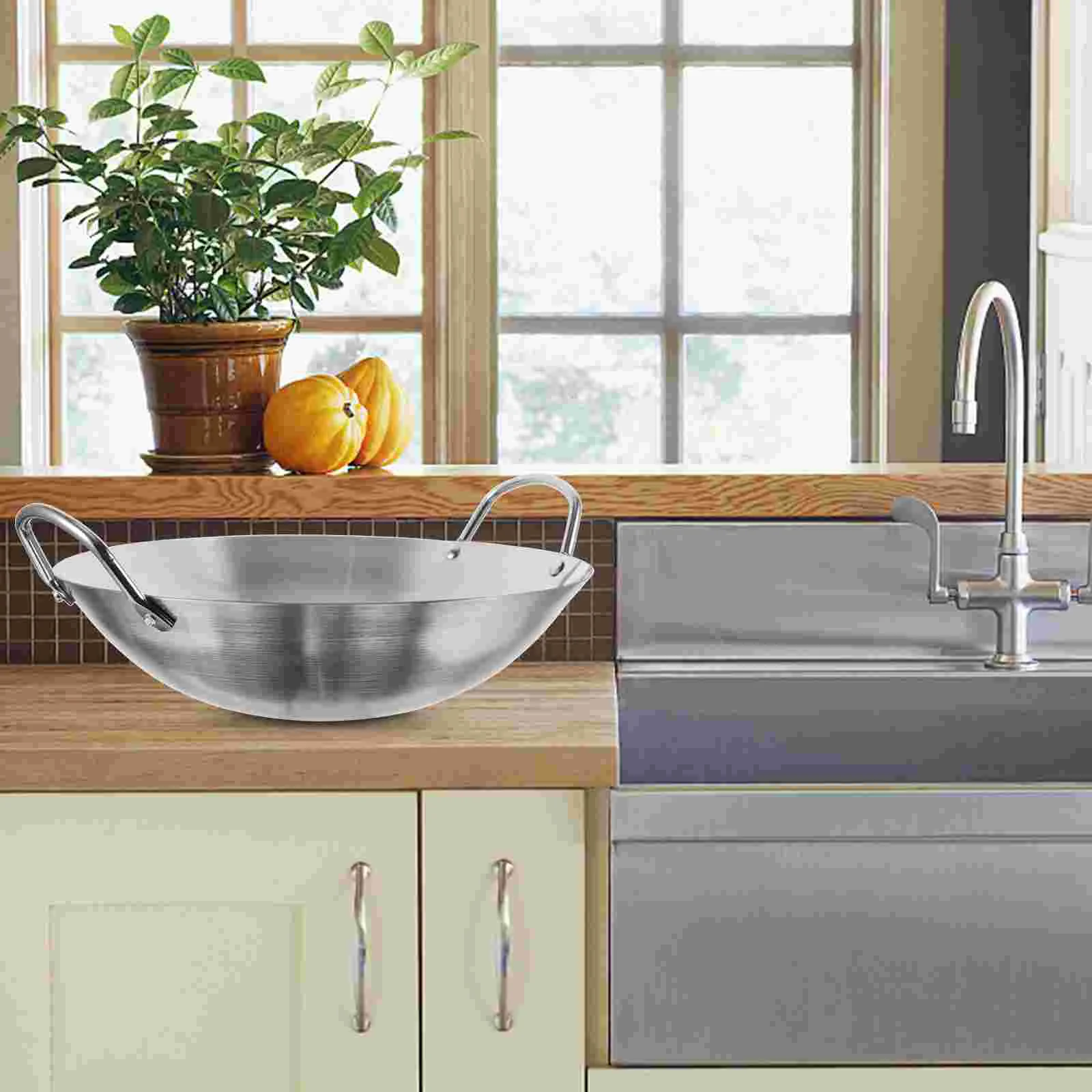 Stainless Steel Wok Baking Tray Household Cooking Pot Frying Pan Work Multi-functional Home
Stainless Steel Wok Baking Tray Household Cooking Pot Frying Pan Work Multi-functional Home