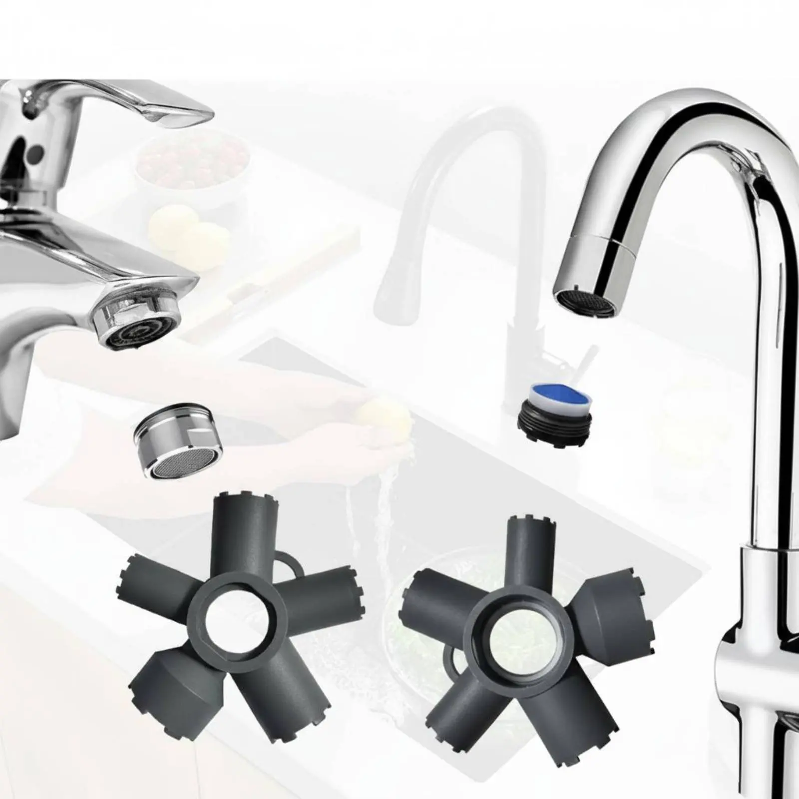 10 in 1 Faucet Aerator Key Universal Fit Faucet Aerator Removal Tool Lightweight Easy to Use for Camping
10 in 1 Faucet Aerator Key Universal Fit Faucet Aerator Removal Tool Lightweight Easy to Use for Camping
