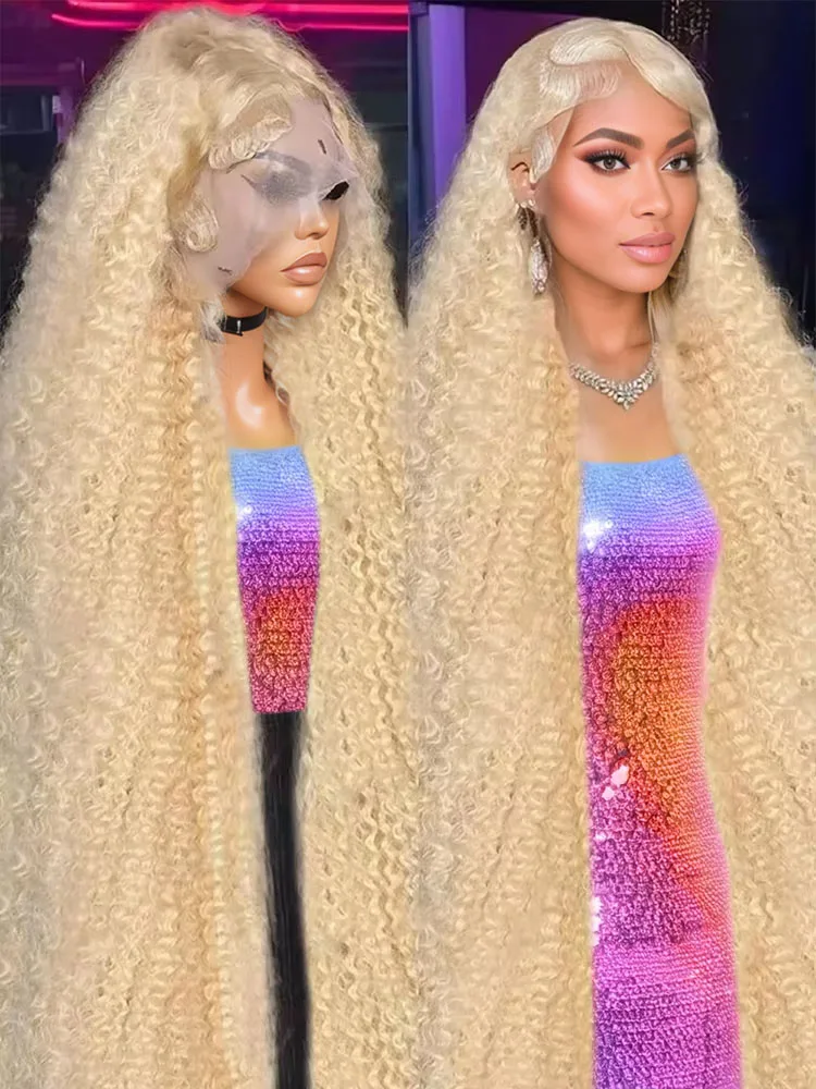 250 Density 613 Curly Honey Blonde 13x6 Lace Front Human Hair Wigs Deep Wave Transparent Water Wave Color 13x4 Lace Frontal Wig
250 Density 613 Curly Honey Blonde 13x6 Lace Front Human Hair Wigs Deep Wave Transparent Water Wave Color 13x4 Lace Frontal Wig