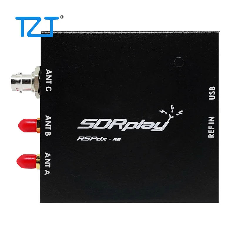TZT RSPdx-R2 1 кГц-2 ГГц однотюнерный широкополосный 14-битный программно определяемый радиоприемник для SDRplay
TZT RSPdx-R2 1 кГц-2 ГГц однотюнерный широкополосный 14-битный программно определяемый радиоприемник для SDRplay