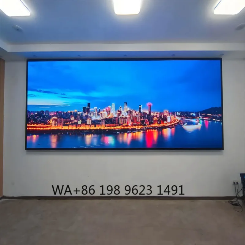 P1.86 Indoor LED Display Wall SDK Supported Digital Poster for Conference Room Commercial Stage Backgrounds
P1.86 Indoor LED Display Wall SDK Supported Digital Poster for Conference Room Commercial Stage Backgrounds