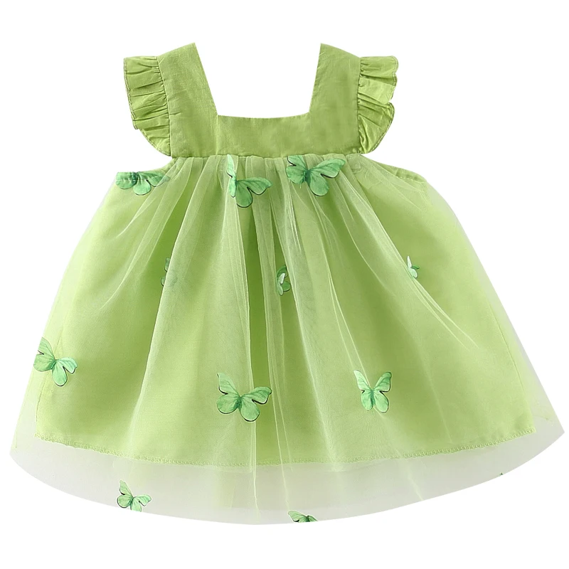 Summer Baby Girls Clothes Korean Cute Butterfly Sleeveless Mesh Cotton Princess Luxury Dress Newborn Birthday Dresses BC2465
Summer Baby Girls Clothes Korean Cute Butterfly Sleeveless Mesh Cotton Princess Luxury Dress Newborn Birthday Dresses BC2465