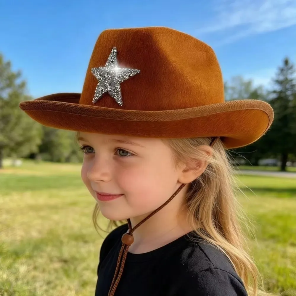 Cool Sparkling Western Cowboy Hat Star Rhinestone Summer Sun Hat Wide Brim Visor Bucket Hat Carnivals
Cool Sparkling Western Cowboy Hat Star Rhinestone Summer Sun Hat Wide Brim Visor Bucket Hat Carnivals