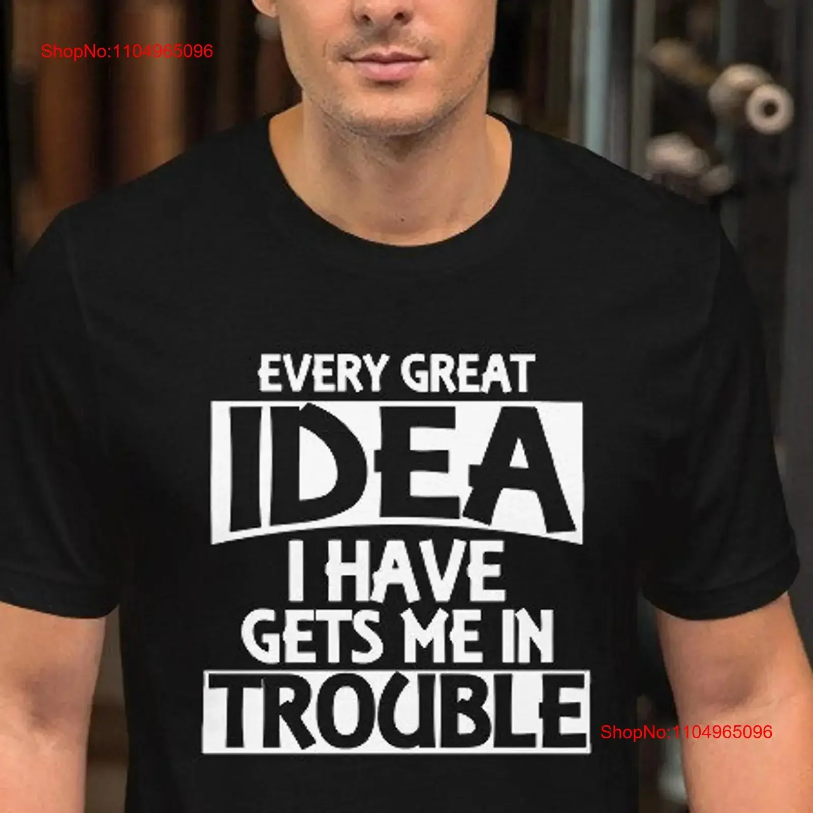 Funny Every Great Idea I Have Gets Me in Trouble T Shirt vintage Washed Stylish Soft streetwear homme fashion Unisex Breathable
Funny Every Great Idea I Have Gets Me in Trouble T Shirt vintage Washed Stylish Soft streetwear homme fashion Unisex Breathable