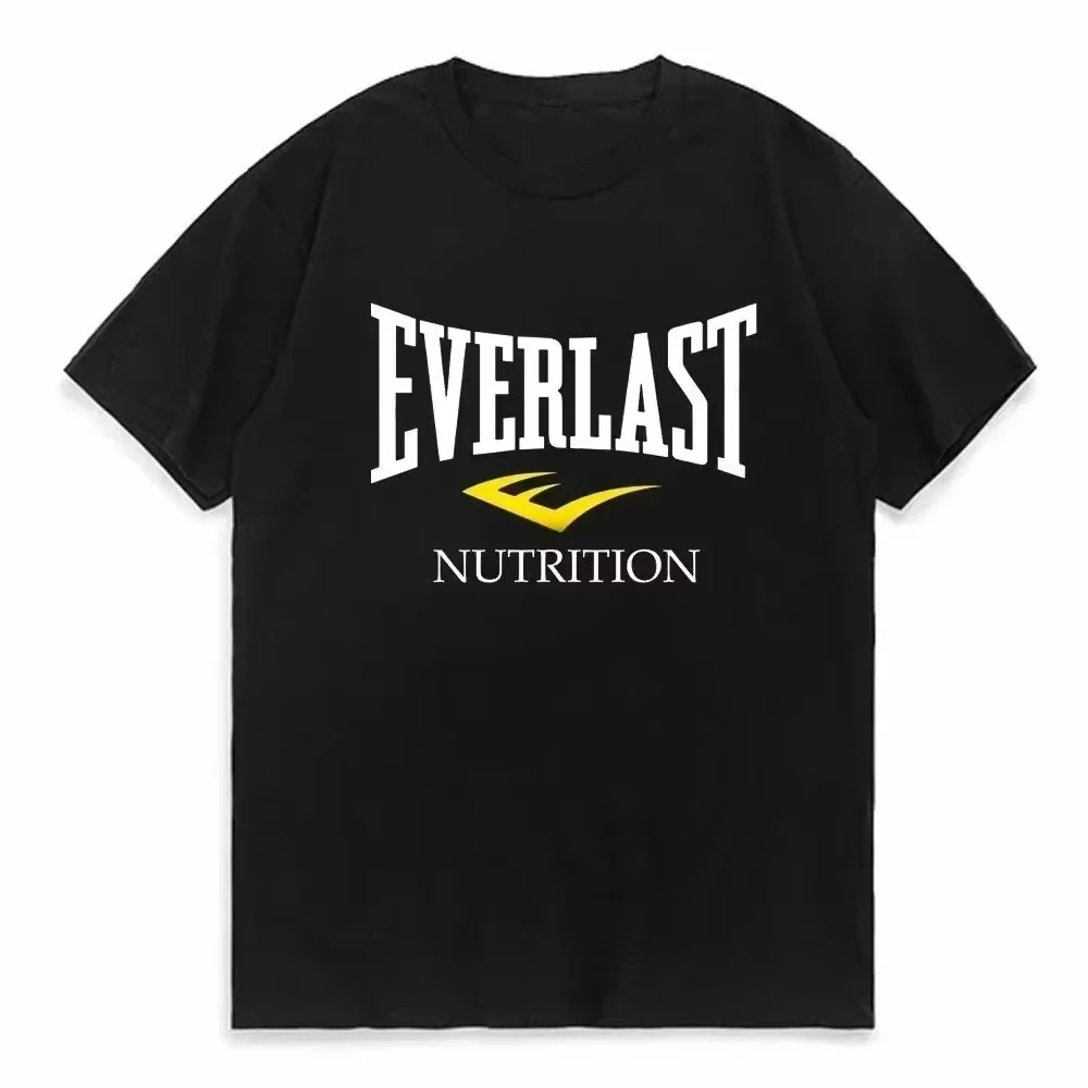 Лето 2025 г., свободная повседневная футболка для бокса EVERLAST с короткими рукавами, футболка с буквенным принтом, хлопковая футболка с круглым вырезом, спортивные топы для фитнеса
Лето 2025 г., свободная повседневная футболка для бокса EVERLAST с короткими рукавами, футболка с буквенным принтом, хлопковая футболка с круглым вырезом, спортивные топы для фитнеса