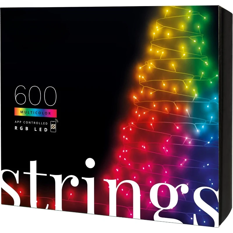 LED Light String, in- and Outdoor Smart Multicolor LED Lights, Compatible with HomeKit, Gaming, IP44, App Control
LED Light String, in- and Outdoor Smart Multicolor LED Lights, Compatible with HomeKit, Gaming, IP44, App Control