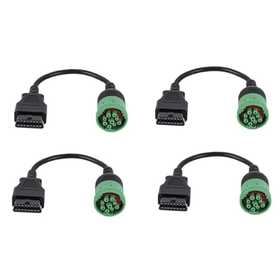 Green J939 Male to OBD2 Cable
Green J939 Male to OBD2 Cable