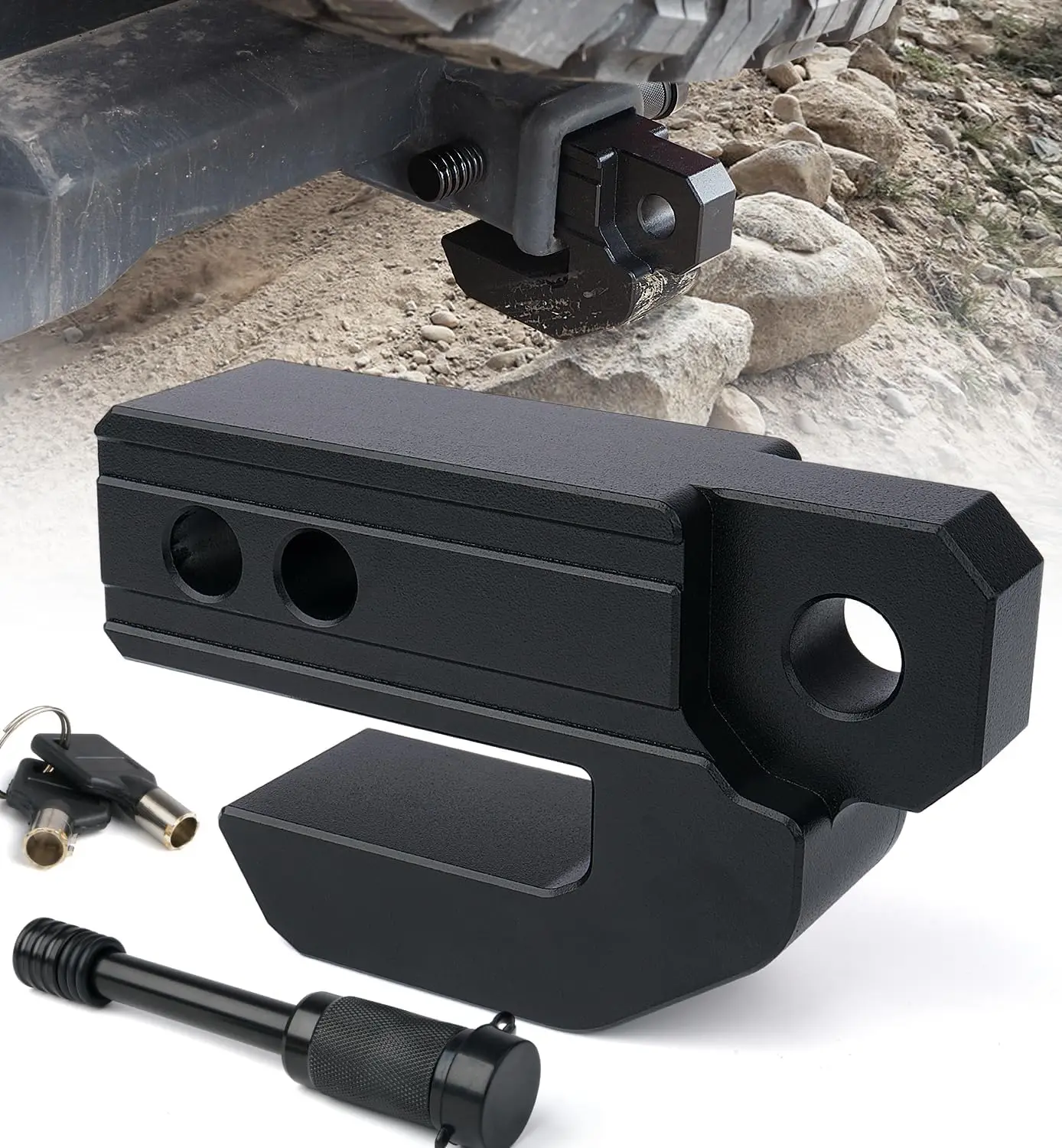 2-Inch Tow Hitch Slider with Locking Pin, Fits Towing Receivers, Skid Protection for Off-Road Trucks SUVs
2-Inch Tow Hitch Slider with Locking Pin, Fits Towing Receivers, Skid Protection for Off-Road Trucks SUVs