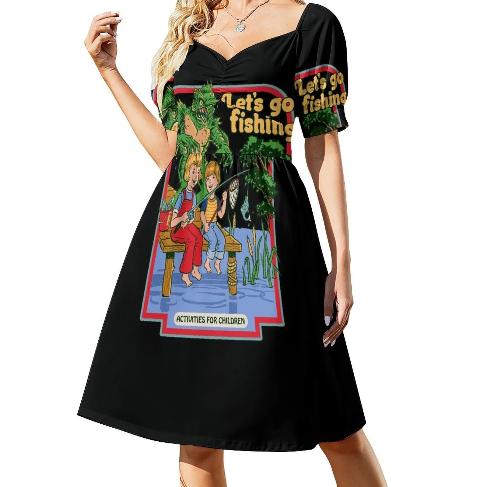 Let's Go Fishing Short-Sleeved Dress dress for women summer Bride dresses long dress women
Let's Go Fishing Short-Sleeved Dress dress for women summer Bride dresses long dress women