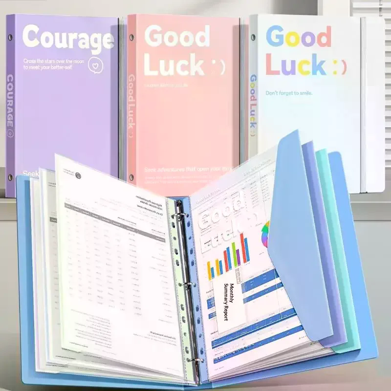 1/4/5PCS A4 File Folder Transparent Detachable Data Book Students Stationery Office Storage Booklet School Office
1/4/5PCS A4 File Folder Transparent Detachable Data Book Students Stationery Office Storage Booklet School Office