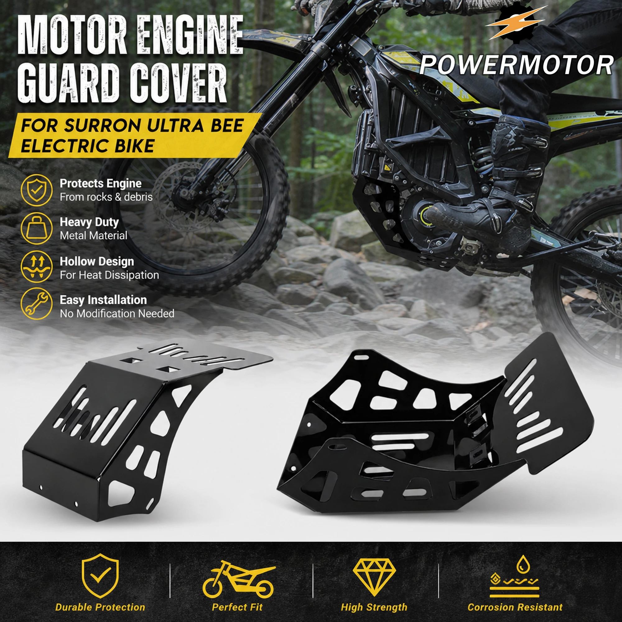 Electric Bike Engine Chassis Protector Cover For Surron Sur-Ron Ultra Bee Enduro E-Bike DirtBike Belly Pan Guard Skid Plate Part
Electric Bike Engine Chassis Protector Cover For Surron Sur-Ron Ultra Bee Enduro E-Bike DirtBike Belly Pan Guard Skid Plate Part