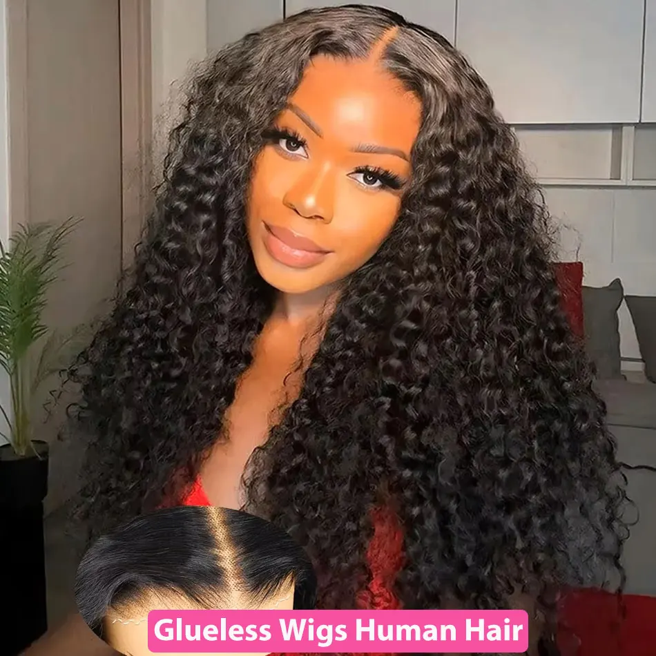 30 inch Deep Wave Glueless Wigs Human Hair Ready To Wear Pre-Cut 4x4 5x5 Lace Closure Wig Deep Curly Glueless Wigs Wear And Go
30 inch Deep Wave Glueless Wigs Human Hair Ready To Wear Pre-Cut 4x4 5x5 Lace Closure Wig Deep Curly Glueless Wigs Wear And Go